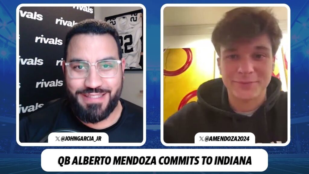 qb alberto mendoza commits to indiana 1