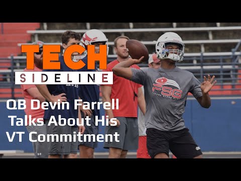 qb devin farrell talks about his virginia tech commitment