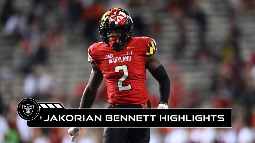 raiders select cb jakorian bennett highlights 2023 nfl draft