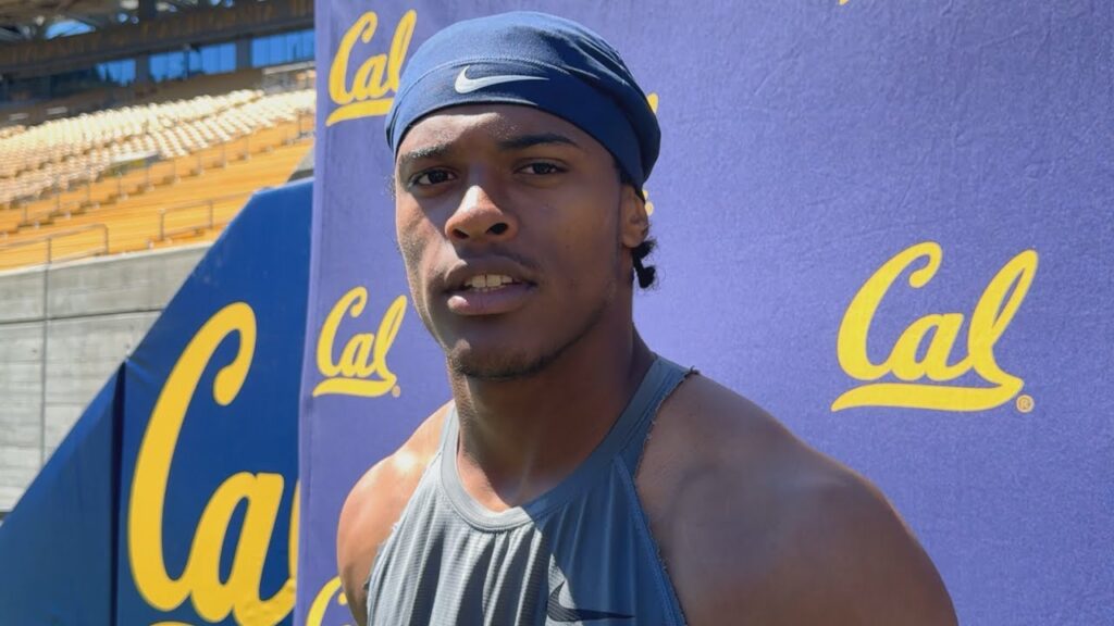 rb byron cardwell on day 12 of cal training camp 8 14 24