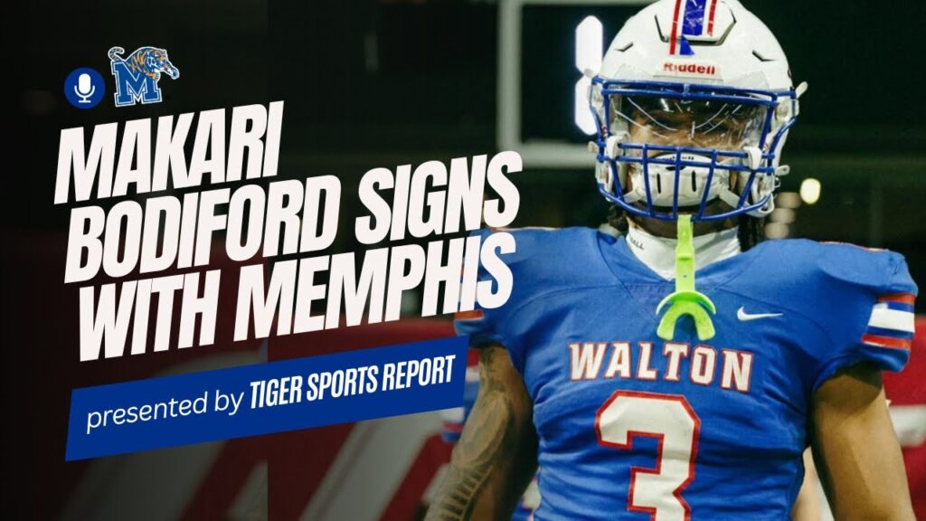 rb makari bodiford talks signing with memphis memphis tigers football