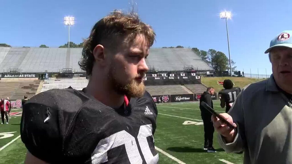 red wolves raw charles willekes and jacob bayer recap first arkansas state spring scrimmage