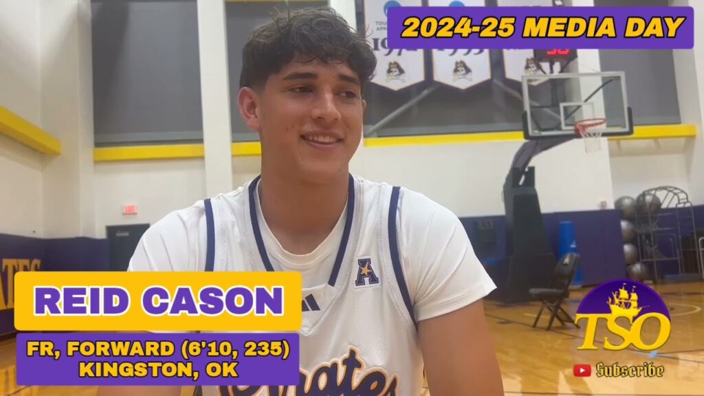 reid cason forward 2024 25 ecu basketball media day eastcarolina ecu ecupirates reidcason