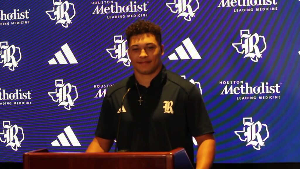 rice owl rb christian francisco comments on this weeks upcoming aac conference opponent army