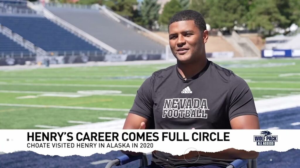 right place at the right time jace henrys football career comes full circle with nevada football