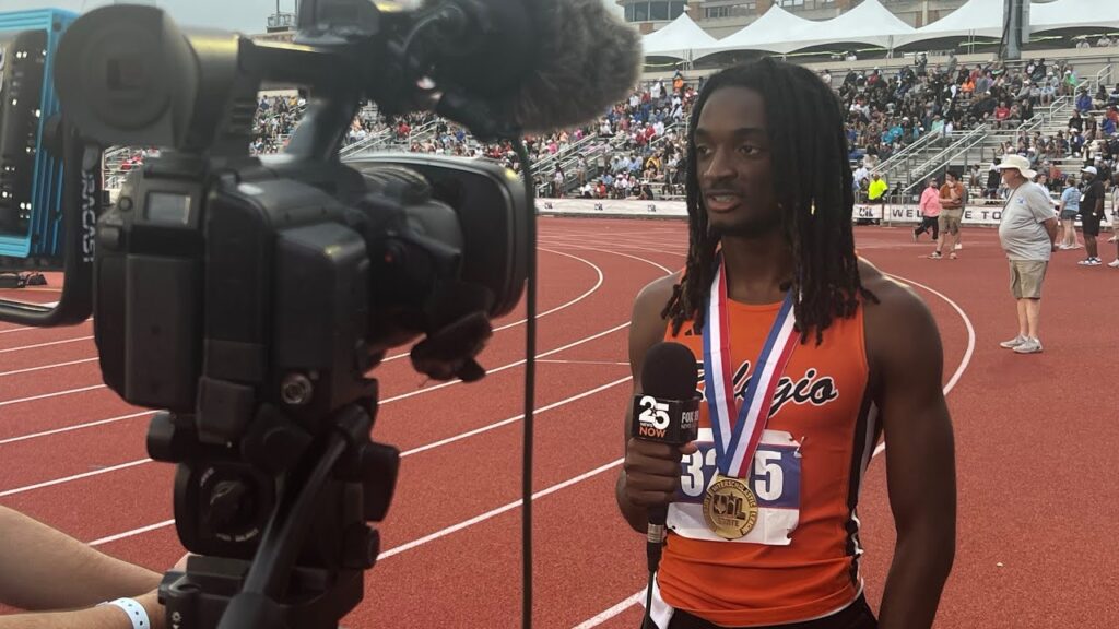 rising texas am signee ernest the flash campbell wins fourth straight 100 meter state title