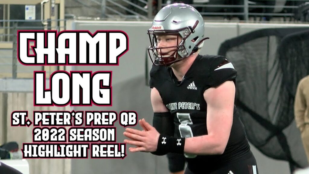 robert champ long st peters prep qb senior season highlight reel maryland commit