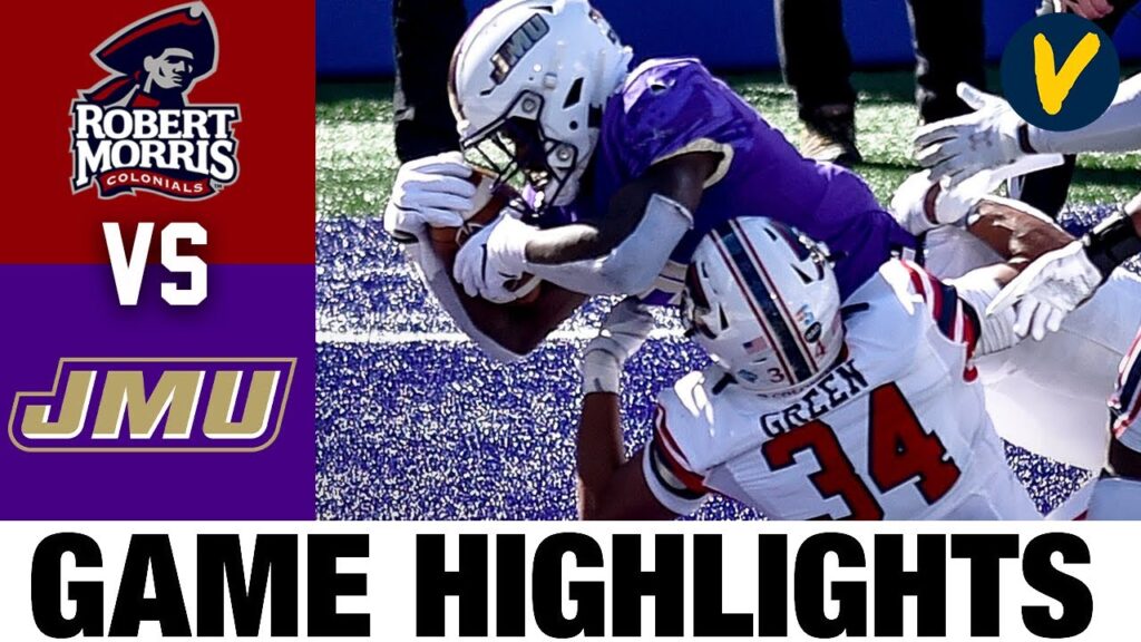 robert morris vs james madison highlights 2021 spring college football highlights