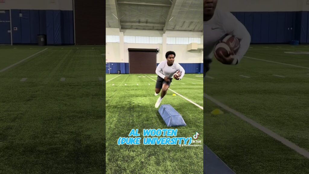 running back training drill al wooten duke football football