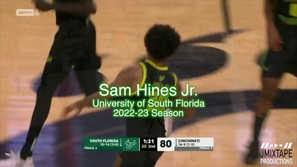 sam hines jr king of the little things university of south florida 2022 23 season 1