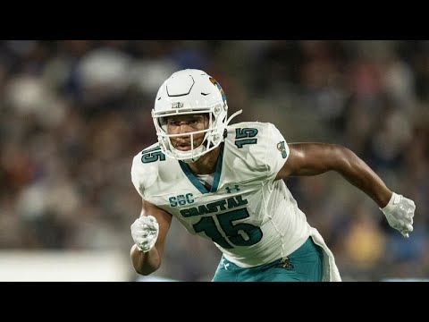 sam pinckney wide receiver coastal carolina 2023 highlights 2024 nfl draft