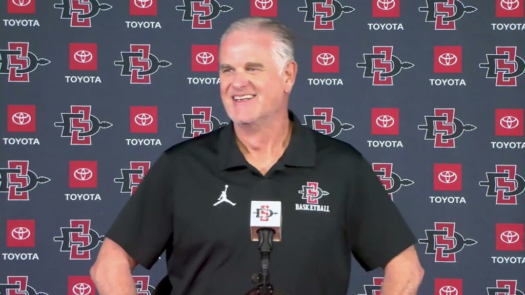 sdsu mens hoops brian dutcher previews the 2024 25 season