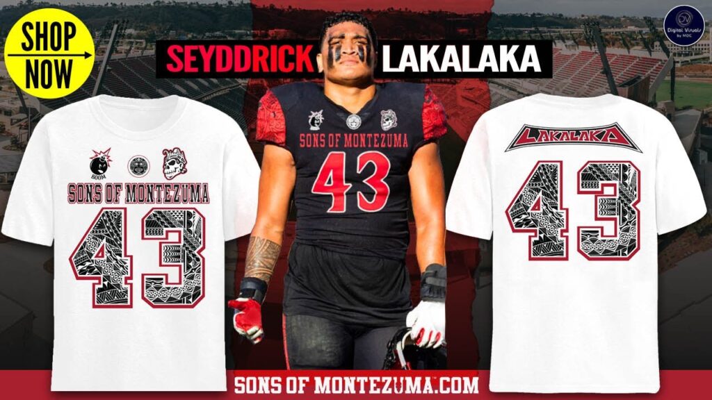 sdsus seyddrick lakalakas official nil t shirt