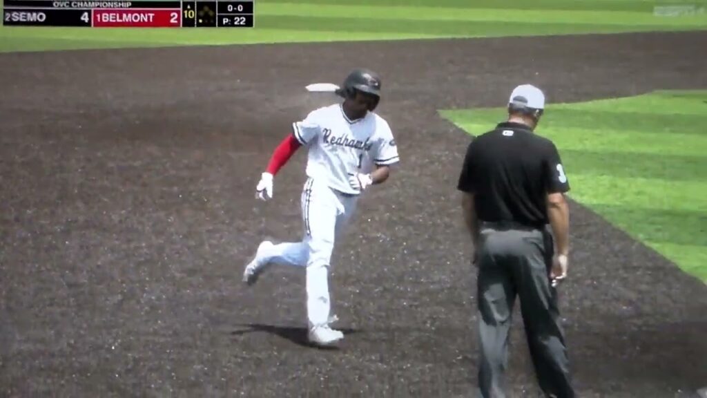 se missouri states jevon mason hits home run vs belmont in ovc tourney 5 28 22