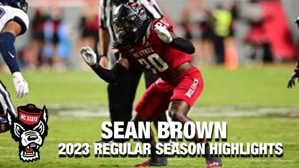 sean brown 2023 regular season highlights nc state db