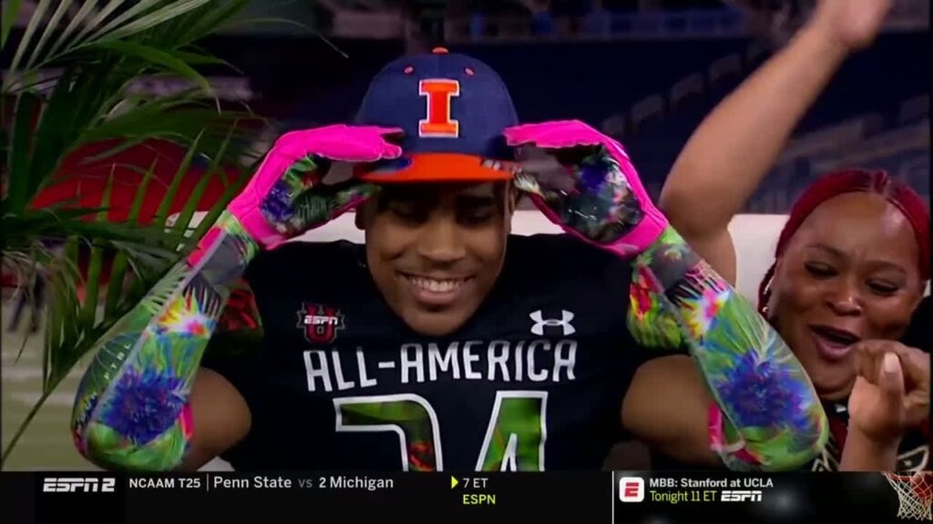 shammond cooper picks illinois at under armour all america game