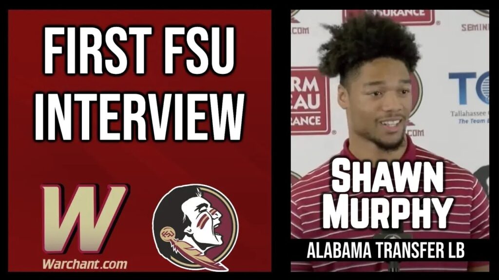 shawn murphy alabama transfer lb first fsu interview fsu football warchant tv fsu