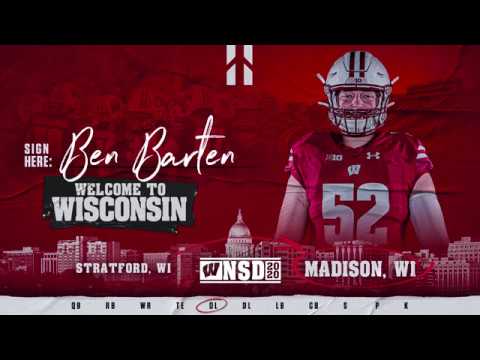 signing day 2020 ben barten highlights