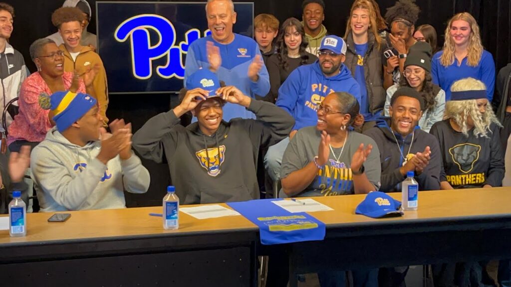 signing day brandin cummings signs discusses pitt pitt recruiting on panther lair com 11 9 2023