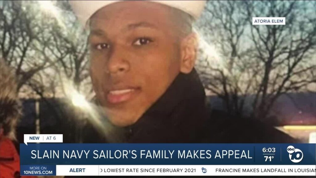 slain navy sailors family makes appeal