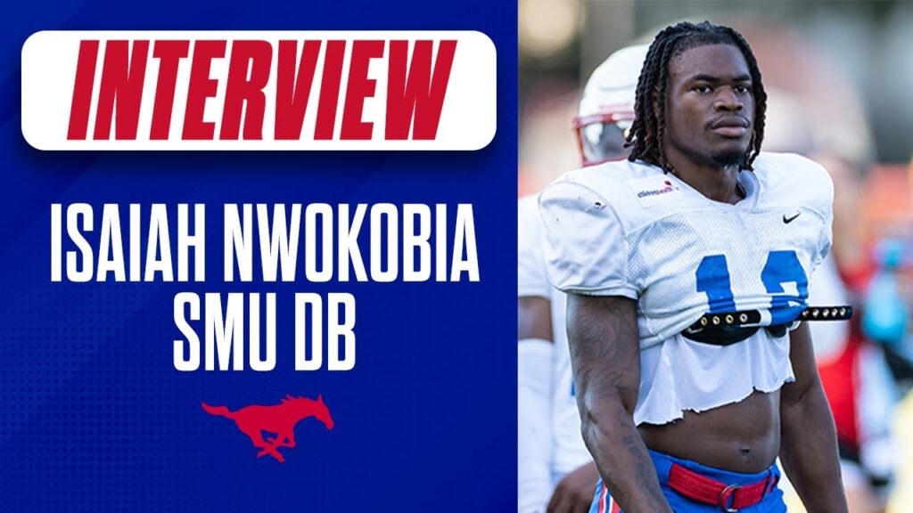 smu db isaiah nwokobia excited to be a part of putting smu back on the map