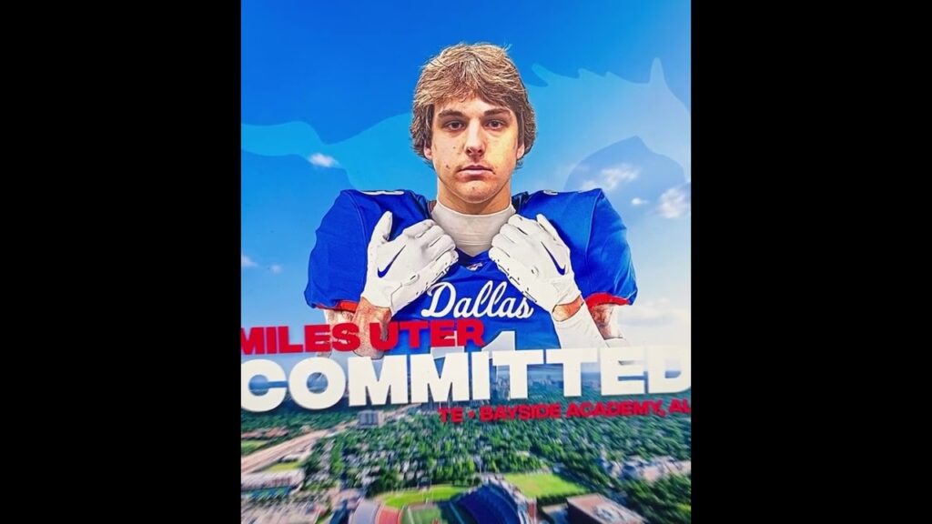 smu mustangs football f09f8f88 lands miles uter