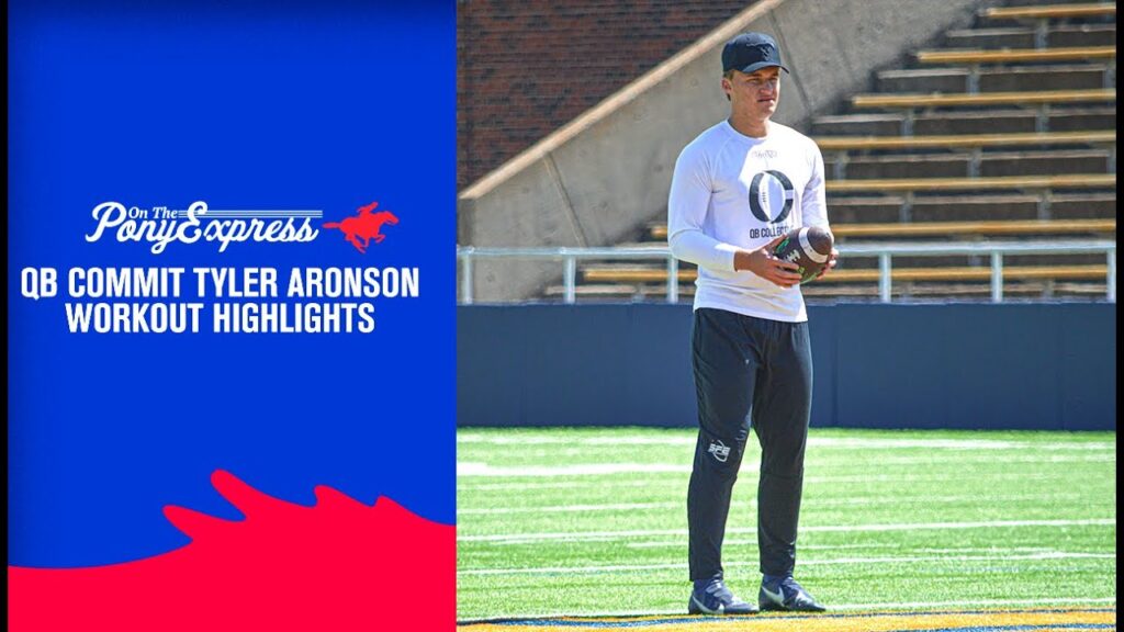 smu qb commit tyler aronson private workout highlights smu football recruiting