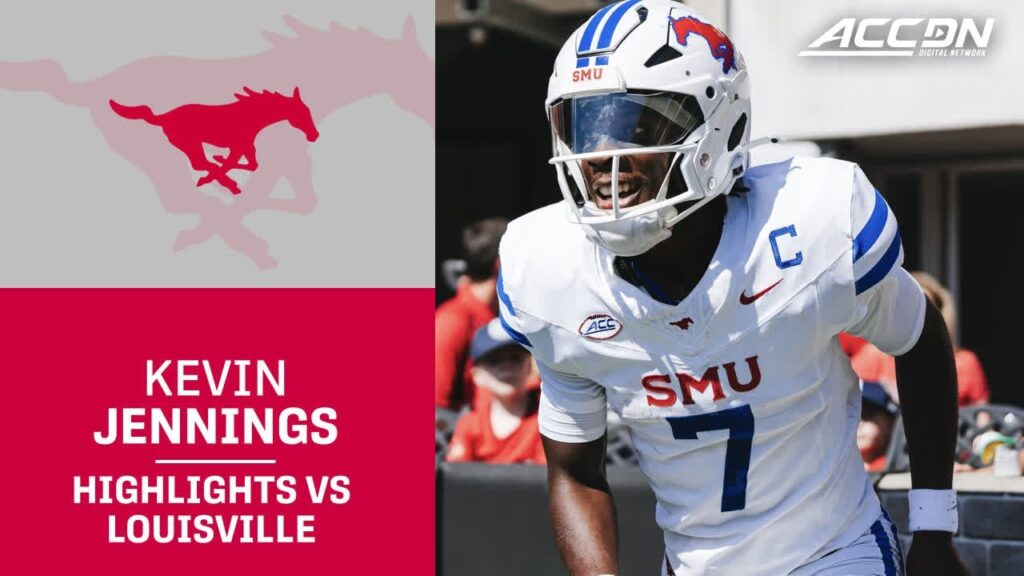 smu qb kevin jennings is double trouble for louisville