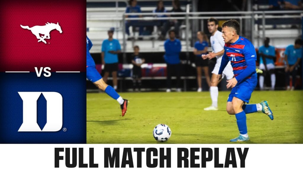 smu vs duke full match replay 2024 acc mens soccer