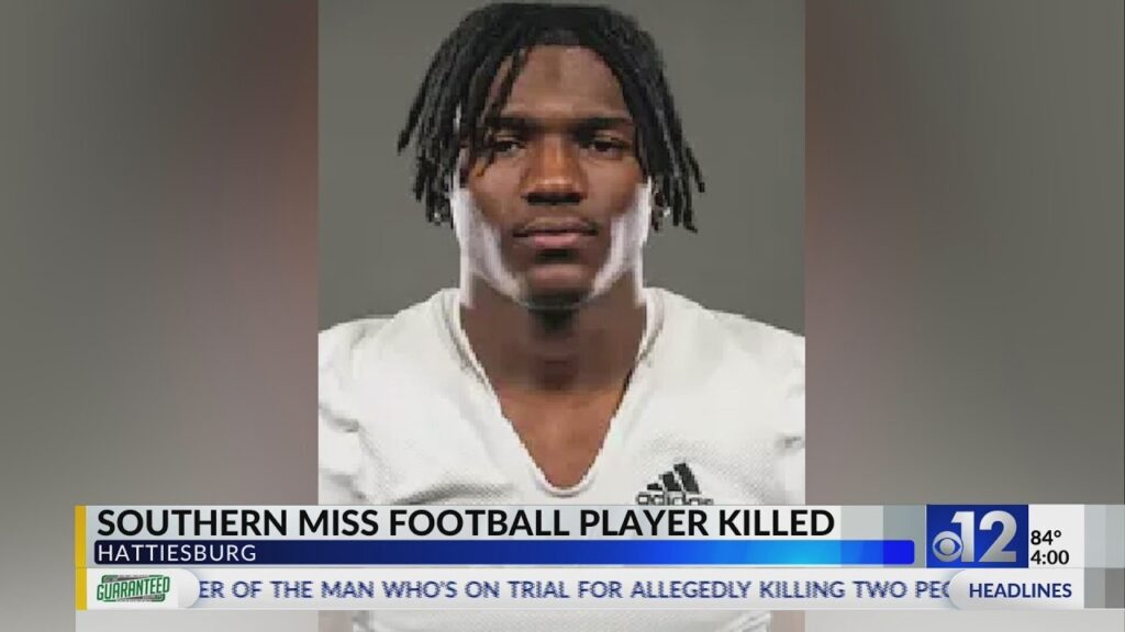 southern miss football player killed in shooting