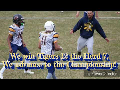 southern west virginia tigers 11 tydrez clements amazing running back