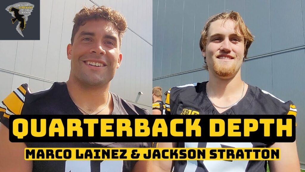 special package in place for iowa qb marco lainez f09f9180 transfer quarterback jackson stratton chat