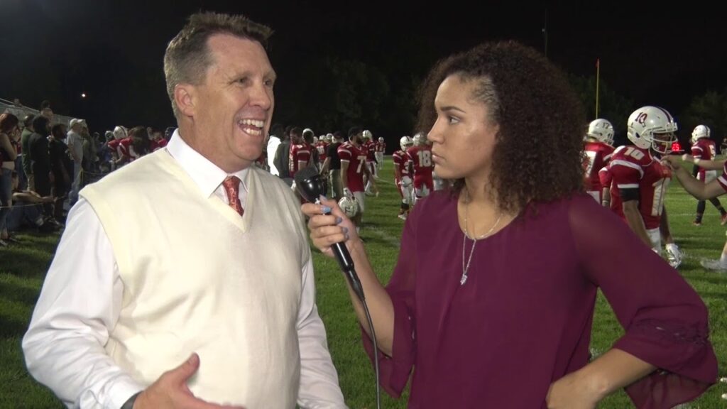 sprint football halftime interview w mike pearson vs navy