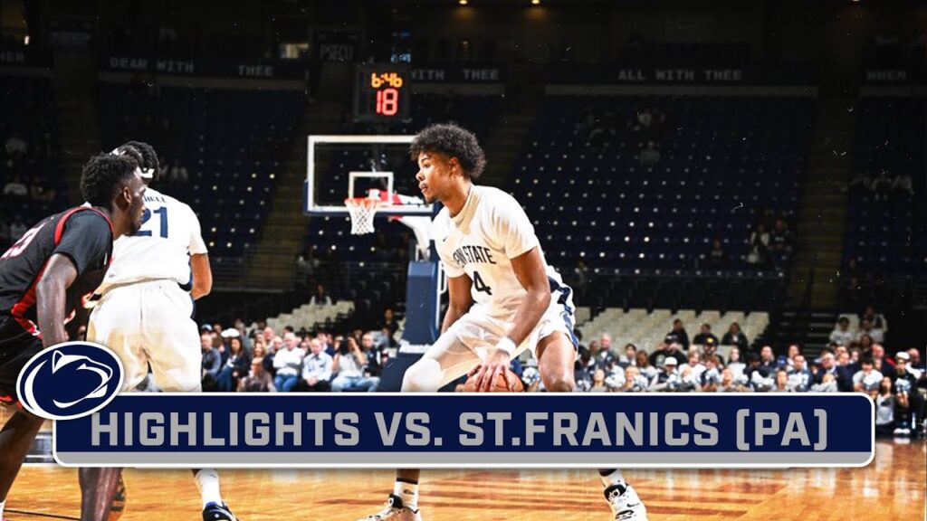 st francis pa at penn state highlights big ten mens basketball nov 14 2023