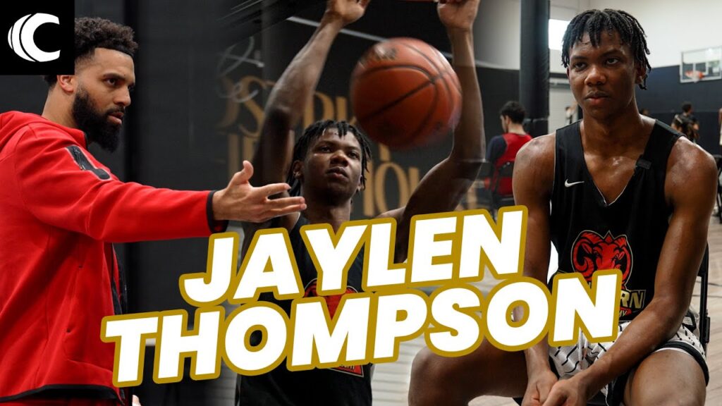 stanford basketball signee jaylen thompson showcases his elite basketball skills f09f94a5