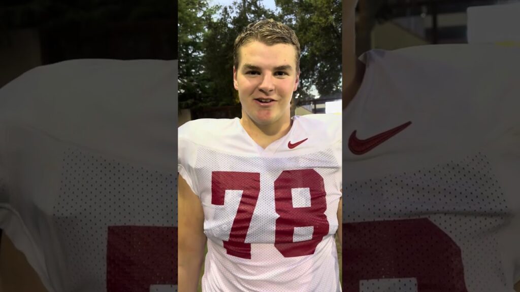 stanford ot luke baklenko talks first career start