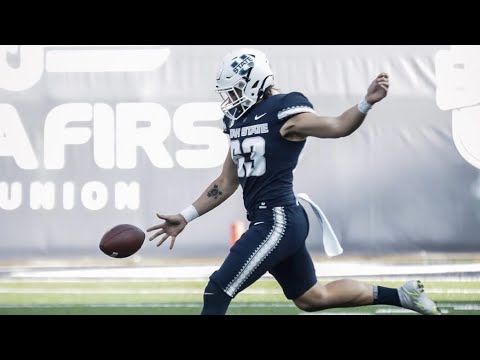 stephen kotsanlee utah state university 2022 punting highlights