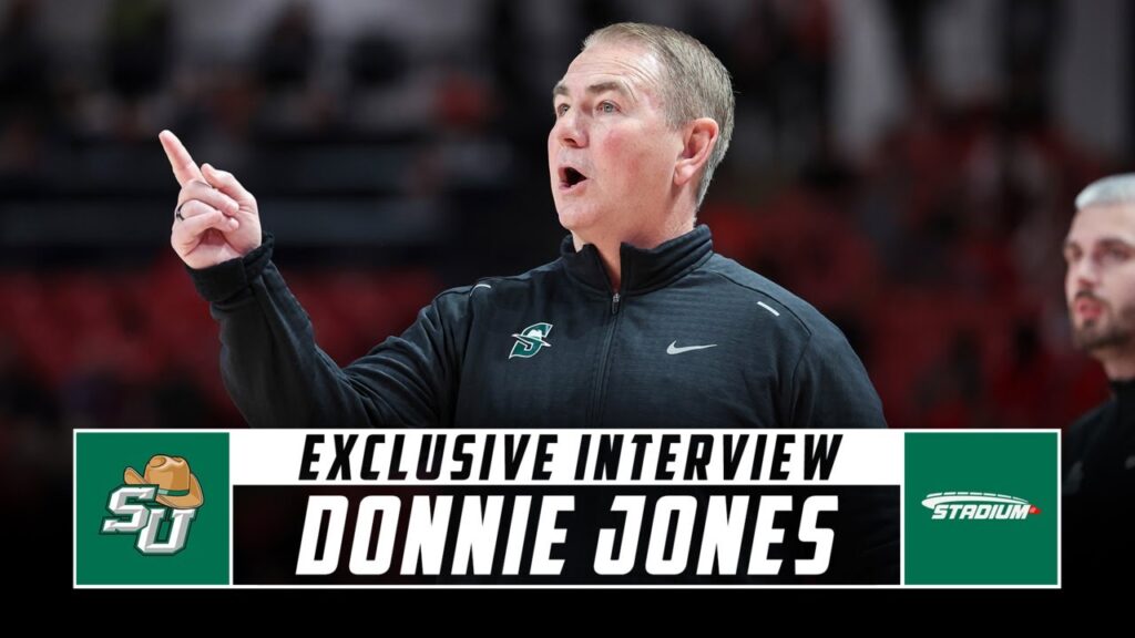 stetsons donnie jones discusses making schools first ncaa tournament