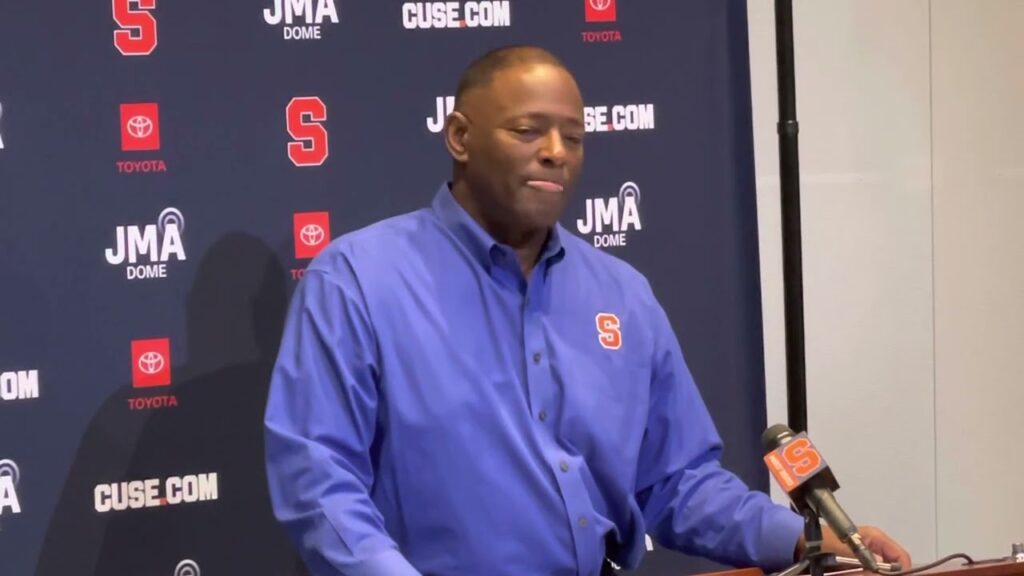 syracuse coach dino babers on transfer portal recruiting jaeden gould twice