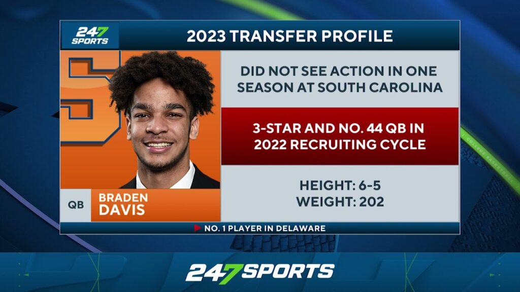 syracuse football transfer spotlight qb braden davis