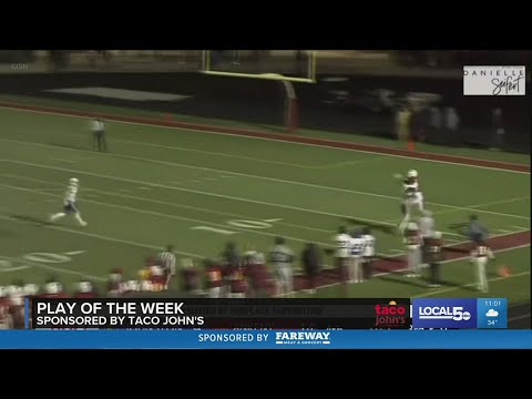 taco johns play of the week devon akers of ankeny with the moss