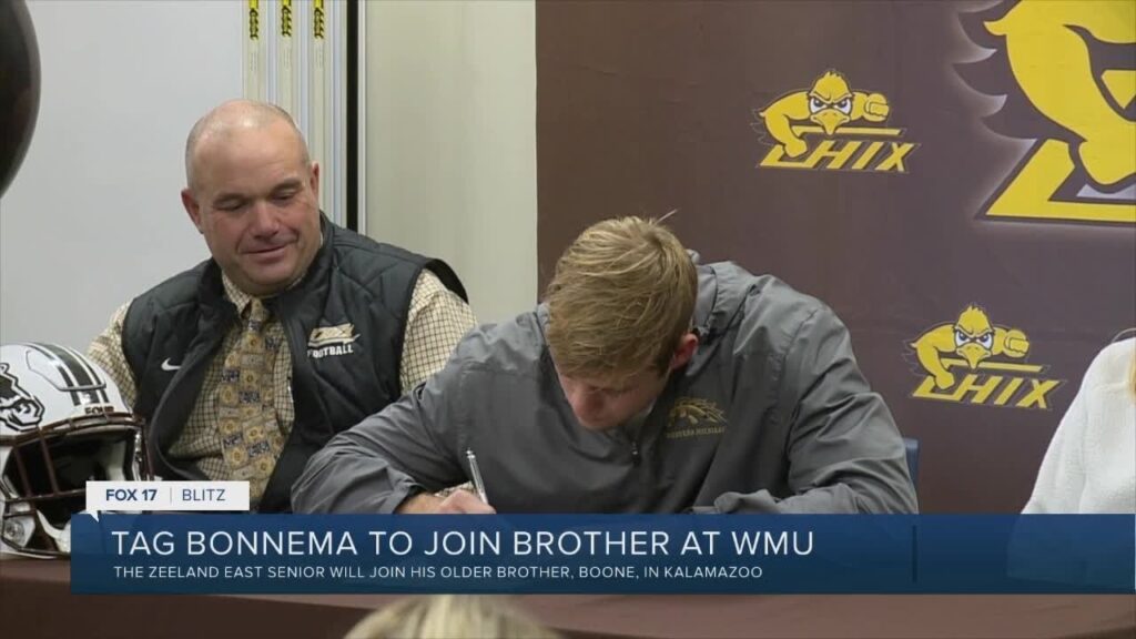 tag bonnema signs with western michigan