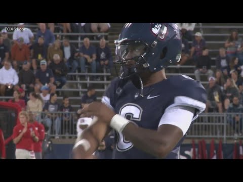 taquan roberson speaks on new role as uconns starting quarterback