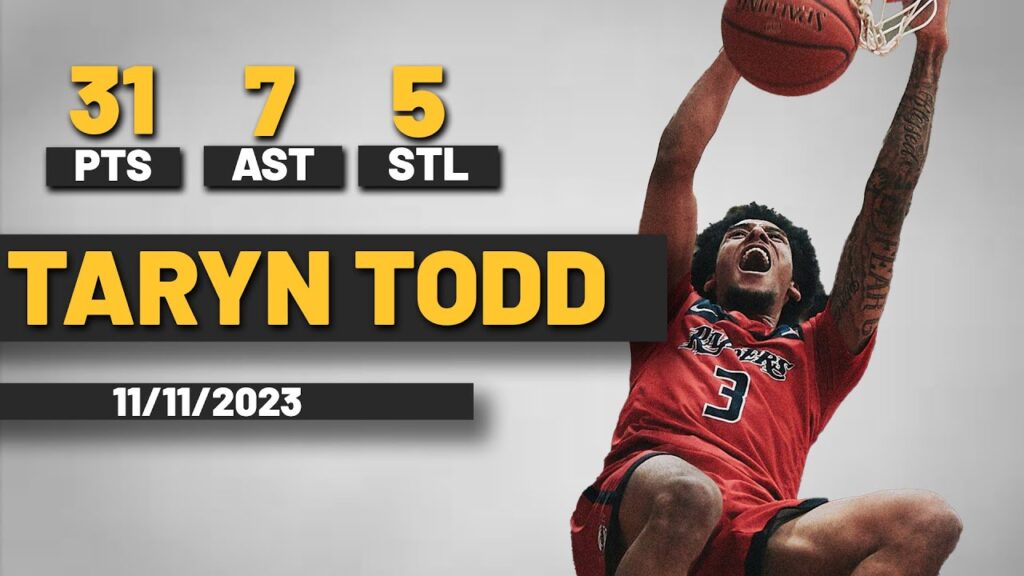 taryn todd arkansas state red wolves 31 pts 7 ast 5 stl vs bowling green falcons