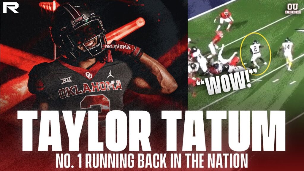 taylor tatum is the best rb in the 2024 class film breakdown from ou insider