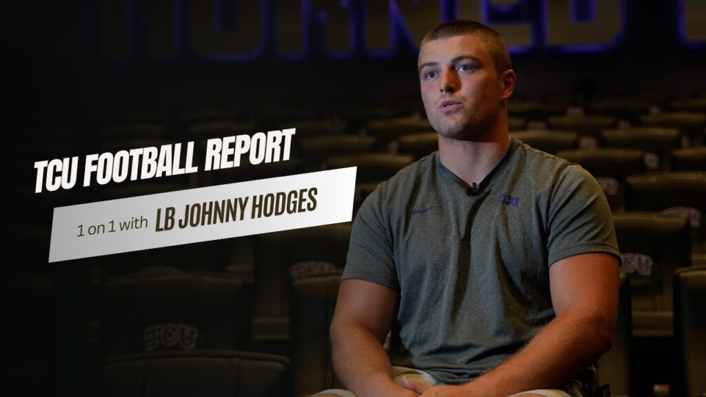 tcu football linebacker johnny hodges from lacrosse to football