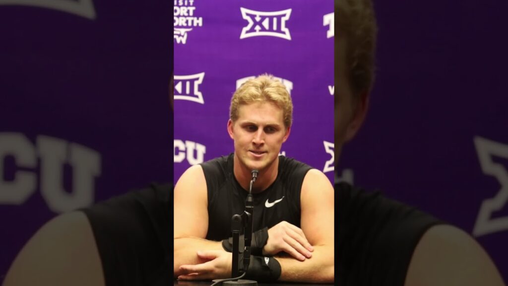 tcu hybrid edge cooper mcdonald talks about what he likes about the frogs new defense