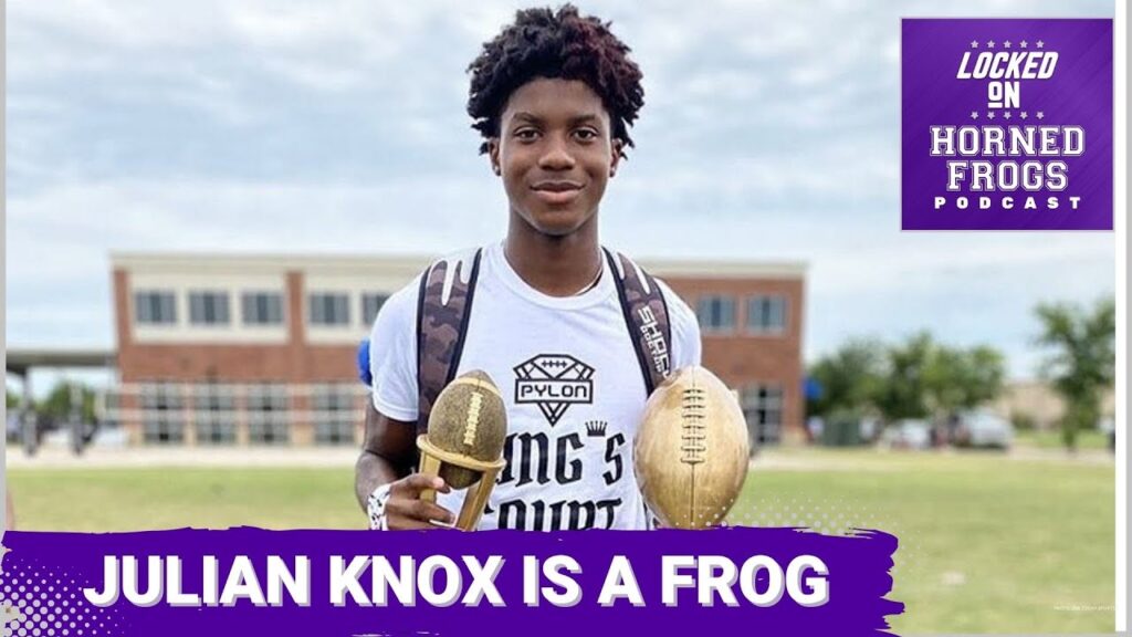 tcu lands north crowley athlete julian knox