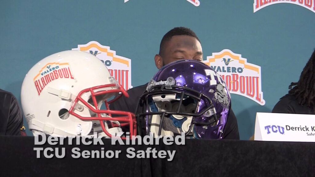 tcu safety derrick kindred played entire season with broken collar bone