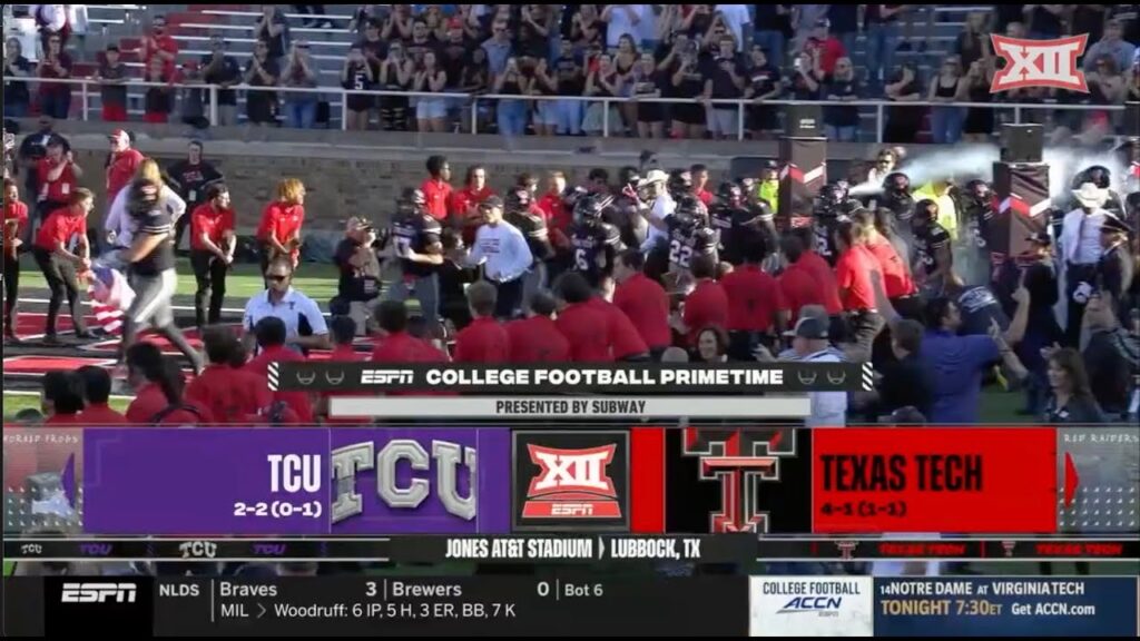 tcu vs texas tech football highlights